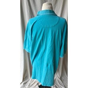 tommy bahama “relax” aqua / blue polo shirt